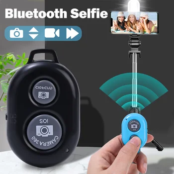 Кнопка дистанционного управления Bluetooth, беспроводной контроллер, автоспуск, ручка для камеры, спуск затвора, монопод для селфи с телефоном для IOS Android
