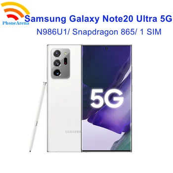 Оригинальный Samsung Galaxy Note20 Ultra 5G N986U1【90% Новый】 6,9 