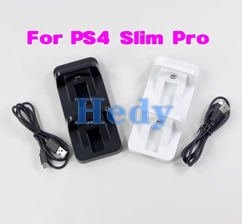 1 шт. USB-док-станция с двойной зарядкой для контроллера PS4, подставка для зарядки, держатель для Sony PlayStation 4 Slim Pro, геймпад, зарядное устройство