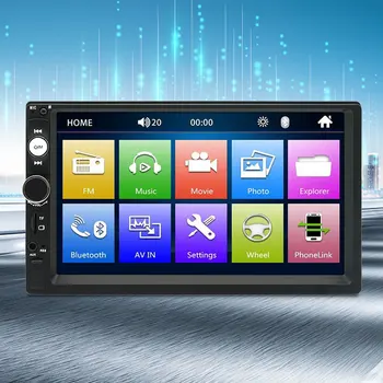7-Дюймовый Мультимедийный плеер Autoradio FM-радио MP5-Плеер Поддерживает Android / Apple Wired Image Link AUX BT RCA Читаемую Карту памяти